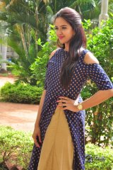 Poojitha Ponnada At Darshakudu Movie Press Meet